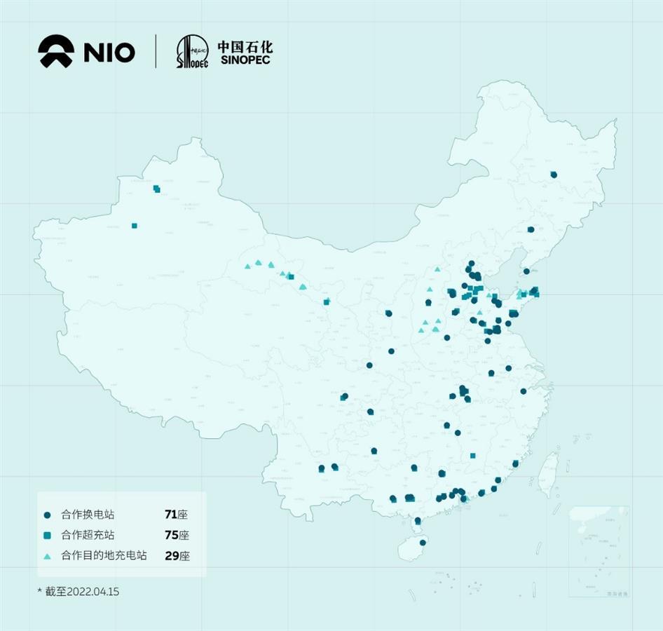 蔚来与中国石化达成充电服务合作协议