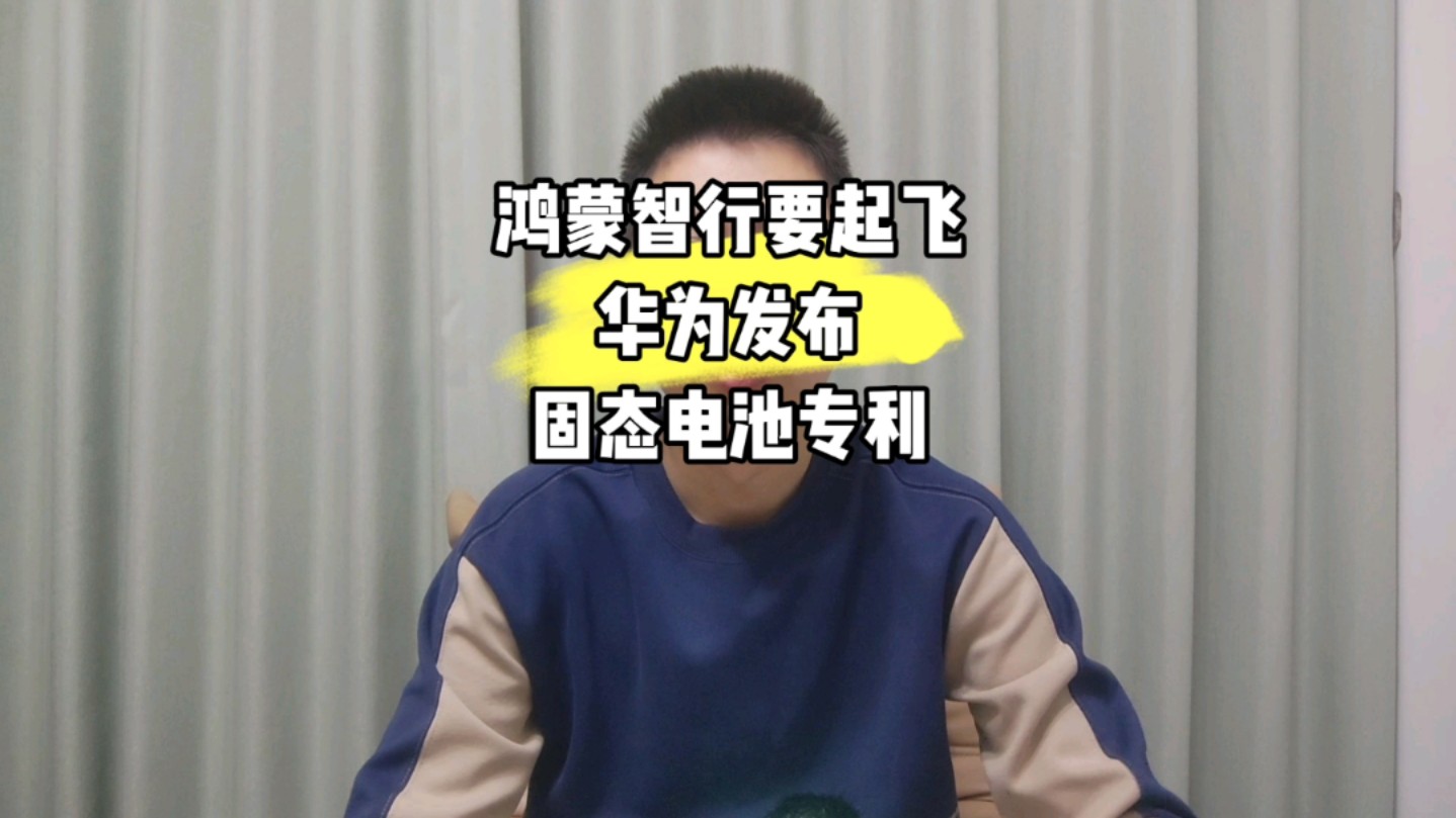 华为公布固态电池专利